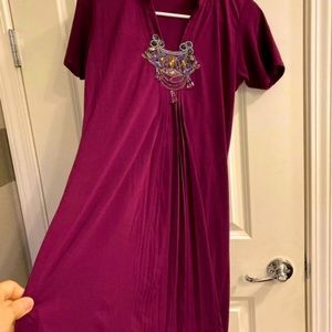 Tunic Top. XL. Eggplant color. BEAUTIFUL. Excellent Condition